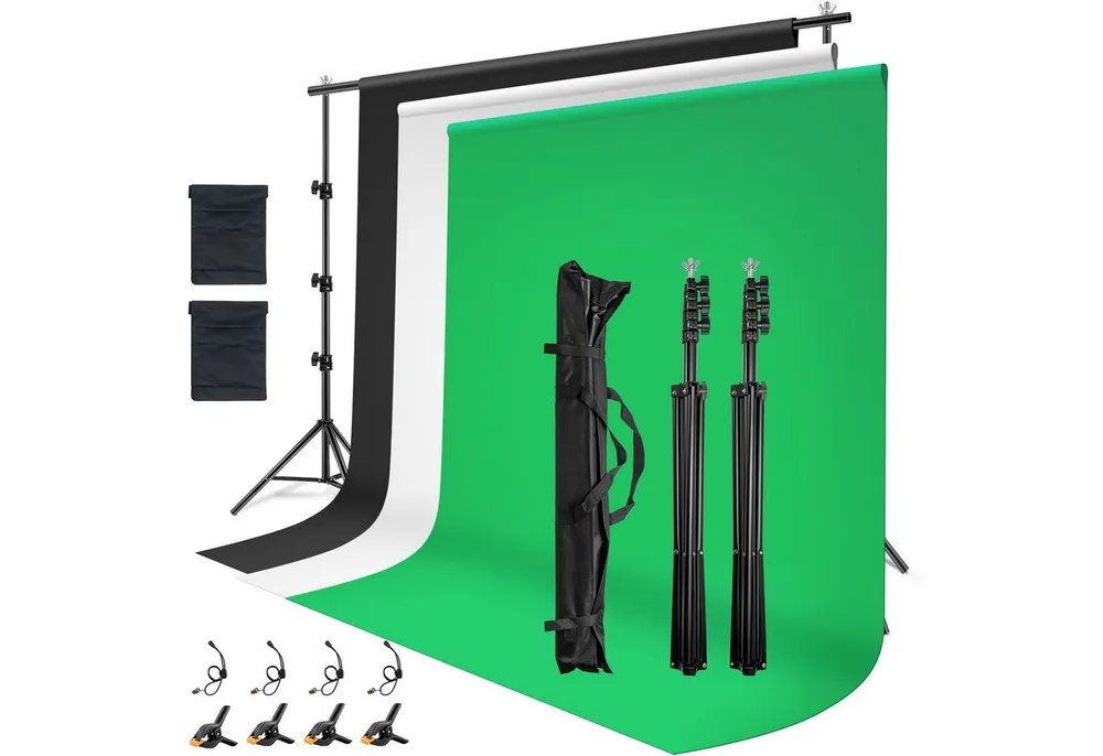 Youyijia Beamer-Deckenhalterung Fotohintergrund Ständer Greenscreen Mit Ständer, Sandsäcken