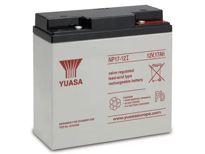 YUASA Blei-Akkumulator NP17-12I, 12 V-/17 Ah