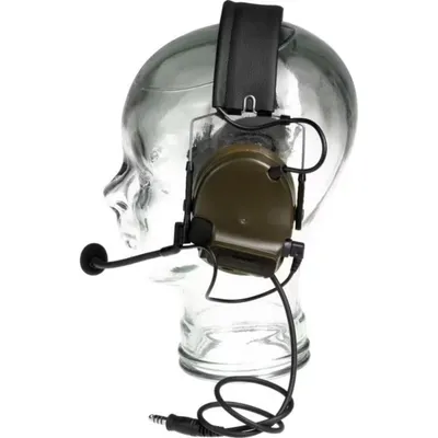 Kopfhörer Z-Tactical Comtac III mit Kabel, Mikrofon und Geräuschunterdrückung, grün