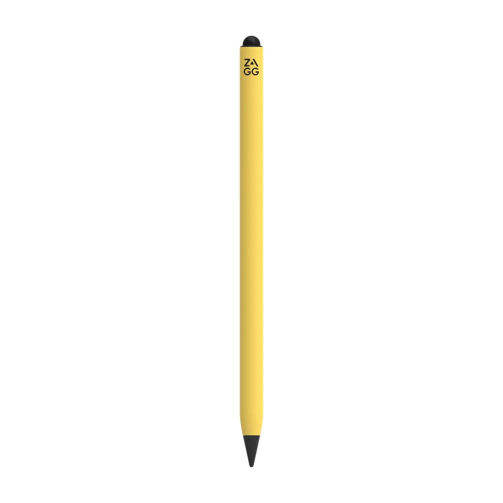 Lápiz digital Zagg Pro Stylus 2 amarillo compatibilidad iPad Pro doble punta