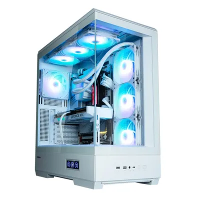 Zalman P50 Ds Atx Box 4xvent 120mm Argb 2xusb 3.0 Weiß Ohne Quelle