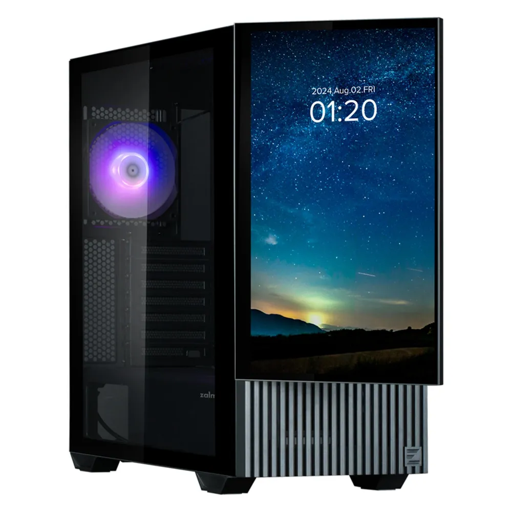 Zalman Z10 DS ATX-Gehäuse 1xVent 140mm 2xUSB 3.0 Schwarz ohne Netzteil
