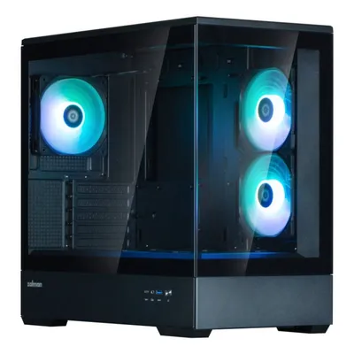Zalman P30 V2 Matx Box 3xvent 120mm Argb 2xusb 3.0 Schwarz Ohne Netzteil