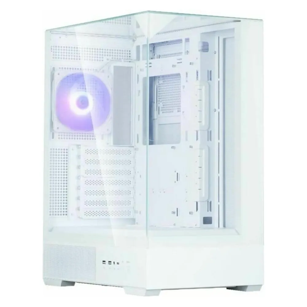 Zalman P40 Prism ATX-Box 3xVent 120 mm Argb 2xUSB 3.0 Weiß ohne Quelle