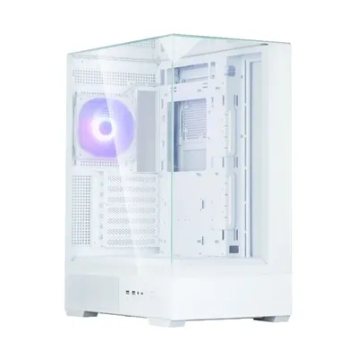 Zalman P40 Prism ATX-Box 3xVent 120 mm Argb 2xUSB 3.0 Weiß ohne Quelle