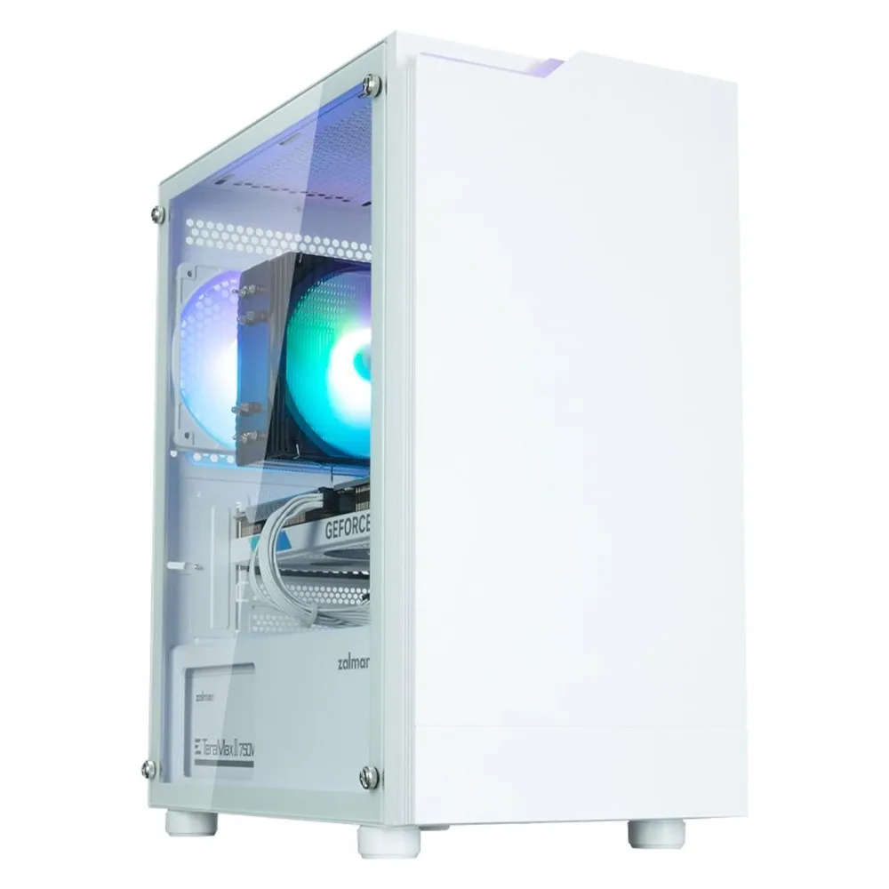 Zalman T4 Plus Matx Box 1xvent 120mm Argb 2xusb 3.0 Weiß Ohne Quelle