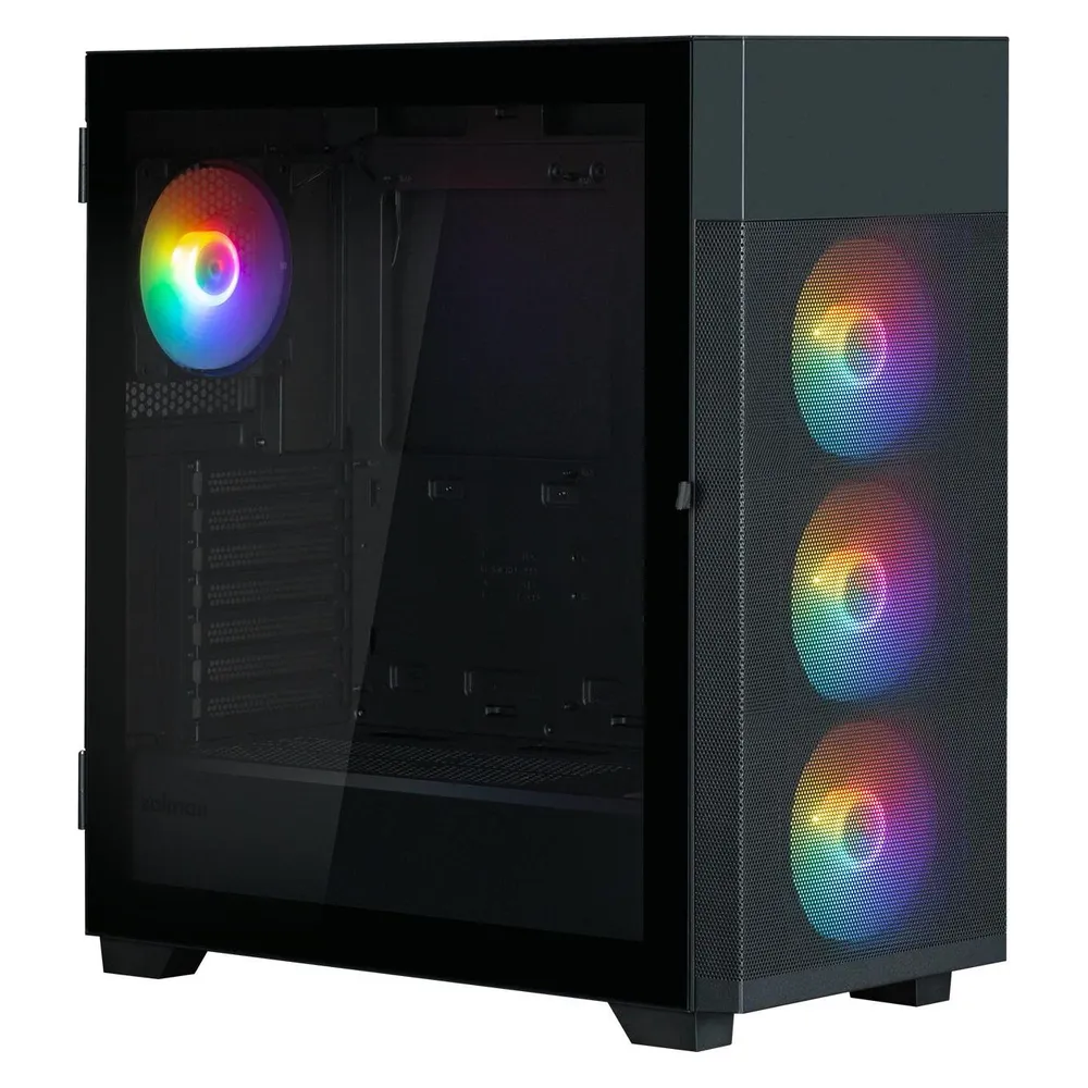 Zalman S5 Neo Atx Box 4xvent 120mm Argb 2xusb 3.0 Schwarz Ohne Netzteil