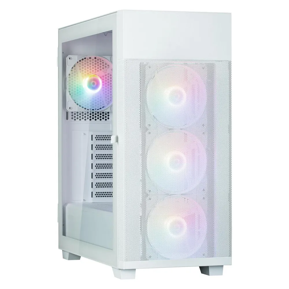 Zalman S5 Neo ATX-Gehäuse 4xvent 120mm Argb 2xusb 3.0 Weiß ohne Netzteil