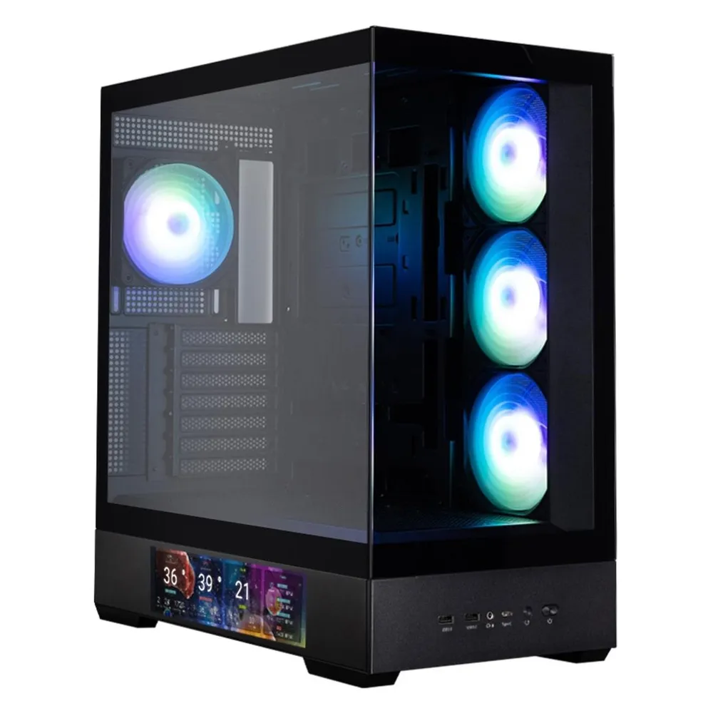 Zalman P40 Ds Atx Box 4xvent 120mm Argb 2xusb 3.0 Schwarz Ohne Netzteil