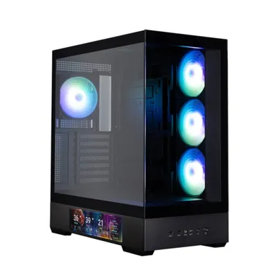 Zalman P40 Ds Atx Box 4xvent 120mm Argb 2xusb 3.0 Schwarz Ohne Netzteil
