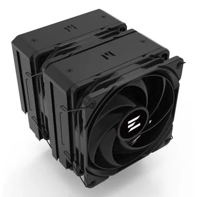 Refrigerierung Luft Zalman Sockel LGA1851 120 mm CNPS14X DUO 6 Heatpipes Schwarz