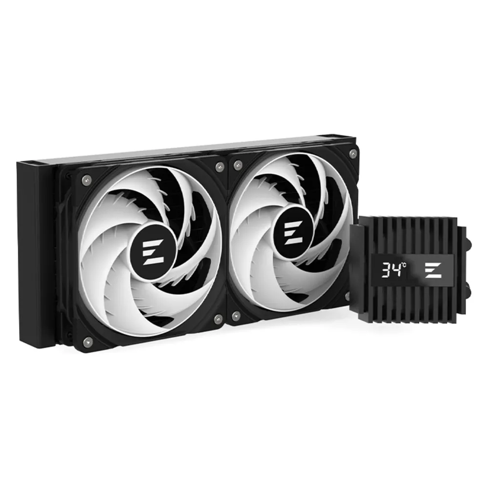 Refrigeración Líquida Zalman ALPHA2 A24 BLACK 240mm 2 Ventilatoren RGB Multicolor