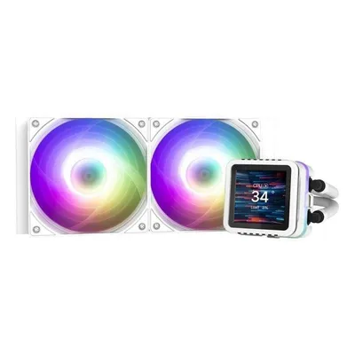 Flüssigkeitskühlung Zalman ALPHA2 DS A24 240mm 2 Lüfter LED Weiß
