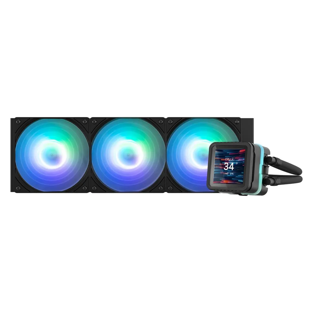 Refrigeración Líquida Zalman ALPHA2 DS A36 BLACK 360mm 2 Ventiladores IPS RGB