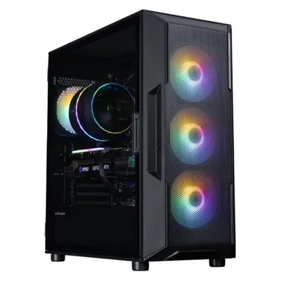 PC-Gehäuse Zalman I3 NEO V2 BLACK Mid-Tower RGB Glasfenster Meshfront