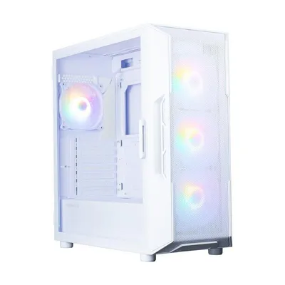 PC-Gehäuse Zalman I3 NEO V2 WHITE Tempered Glass RGB Weiß ATX Mesh