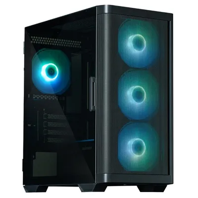 Zalman M4 Mini Tower ARGB gehärtetes Glas USB 3.0 Schwarz