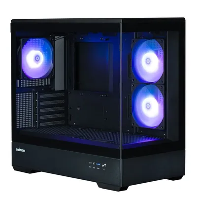 Zalman P30 Mini Tower Hartglas ARGB USB-C 3.2 Schwarz