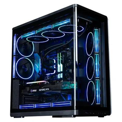 ATX Tower Zalman P60 Black ARGB 5 Luefter Glasfenster USB-C