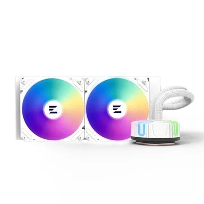 Flüssigkeitskühlung Zalman Reserator5 Z ARGB 240mm 2 Lüfter Weiß