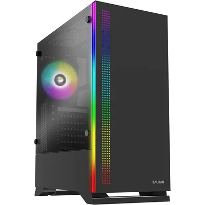 Zalman S5 Tempered Glass USB 3.0 Schwarz