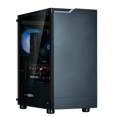 Gehäuse Zalman T4 PLUS Mini Tower Schwarz micro ATX Mini-ITX Gehärtetes Glas Gaming
