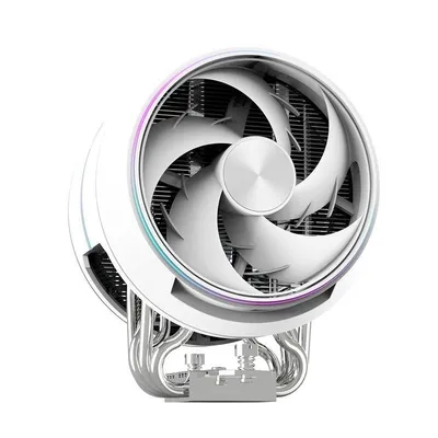 Kuhlung Luft Zalman Socket AM4 AM5 LGA1200 1700 1851 120mm ZET5 ARGB Weiss