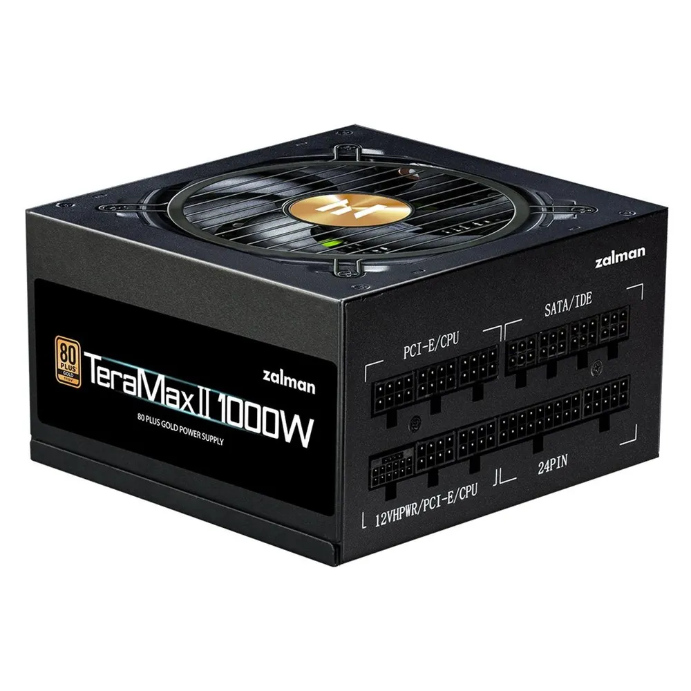 Netzteil Zalman 1000W 80 PLUS Gold TMX2 Modular Leise Lüfter