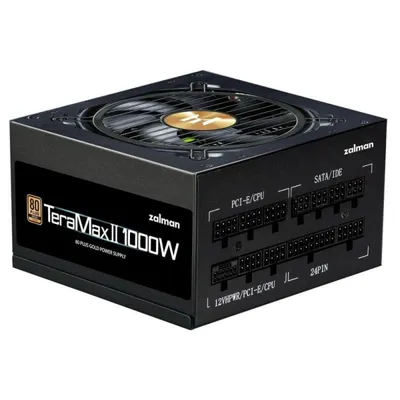 Netzteil Zalman 1000W 80 PLUS Gold TMX2 Modular Leise Lüfter