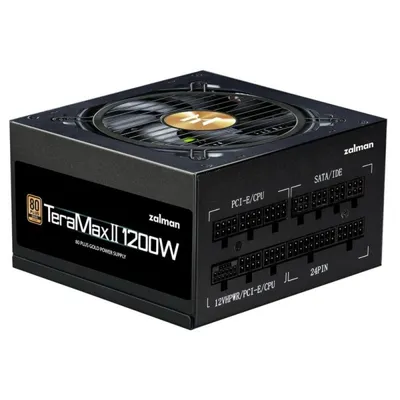 Netzteil Zalman 1200W Hohe Effizienz Modell TeraMax TMX2 Modular Schwarz