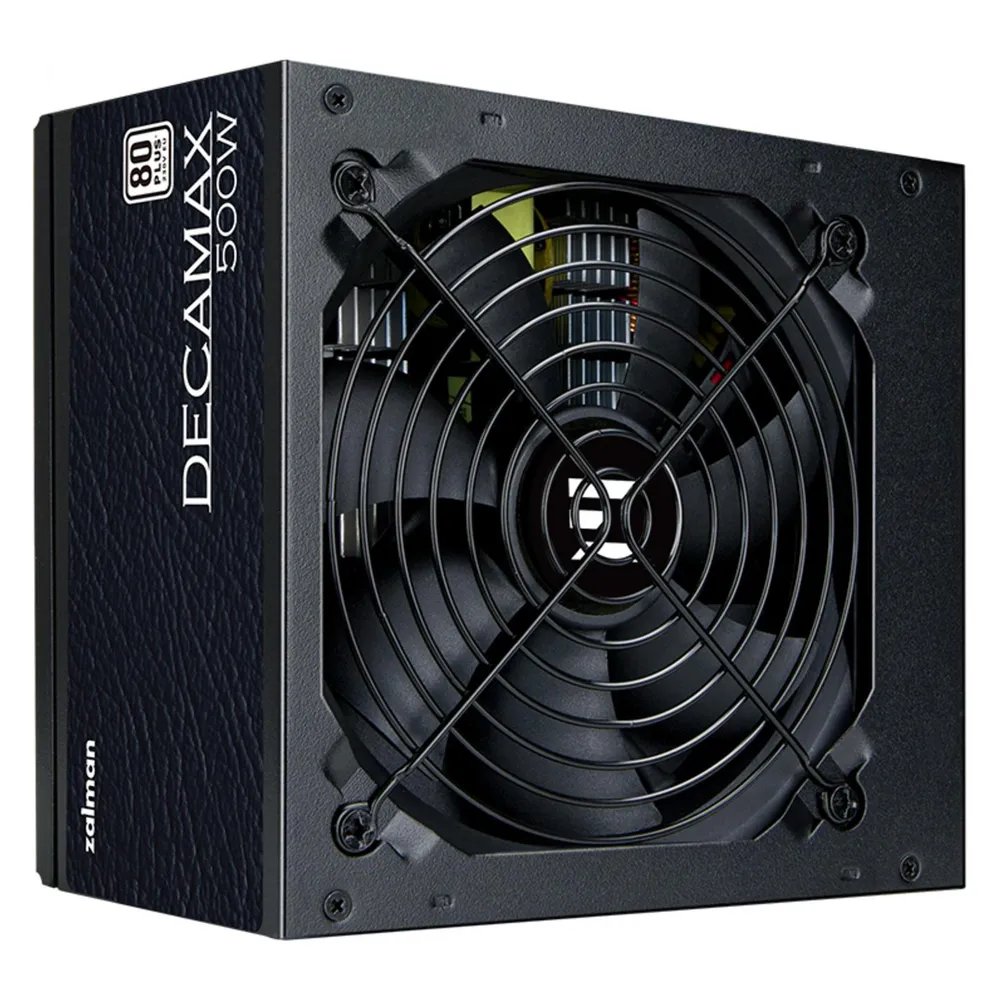 Netzteil Zalman 500W 80 PLUS ATX DecaMax LX3 Schwarz 12 cm Lüfter
