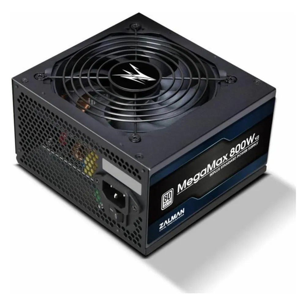 Netzteil Zalman MegaMax TXII 800W 80 PLUS Schwarz ATX Netzteil Zalman MegaMax TXII 800W 80 PLUS Schwarz ATX