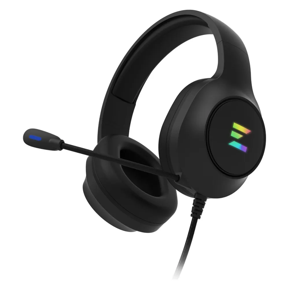 Kopfhörer Zalman ZM-HPS310 BK kabelgebunden USB Gaming Headset mit Mikrofon Schwarz