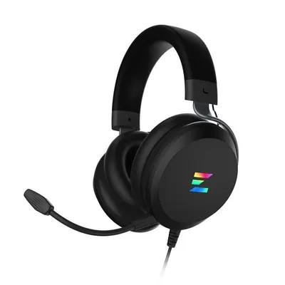 Zalman ZM-HPS610 kabelgebundene Gaming Kopfhörer Jack 3,5 mm abnehmbares Mikrofon schwarz