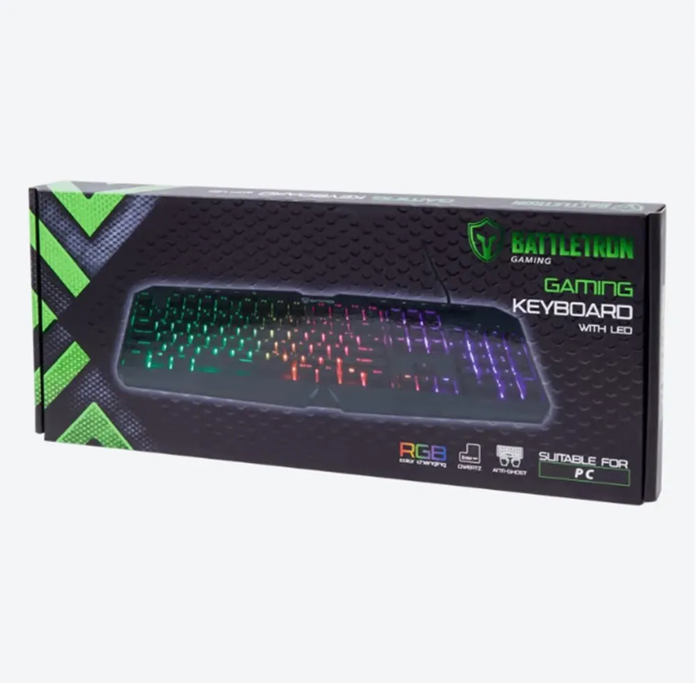 ZD Trading Gamingtastatur Gaming Tastatur Qwertz LED Backlight Gaming-Tastatur