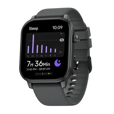 Zeblaze GTS 3 GPS Bluetooth 2,01" Grau Einheitsgröße Wasserdicht 3 ATM SpO2 Herzfrequenzmesser