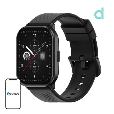Zeblaze GTS 3 Bluetooth 2,03" Schwarz Einheitsgröße IP68 SpO2 Herzfrequenzmesser