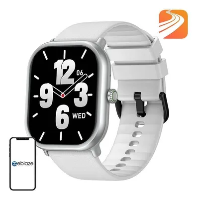 Zeblaze GTS 3 Pro Bluetooth 1,97'' Weiß Silikonarmband IP68 SpO2 Herzfrequenzmesser