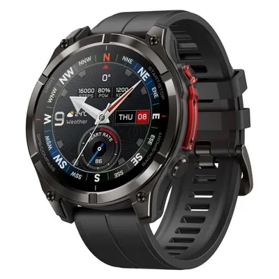 Zeblaze Stratos 4 Pro GPS Bluetooth 1,43'' AMOLED Schwarz Wasserdicht 5ATM IP69K SpO2