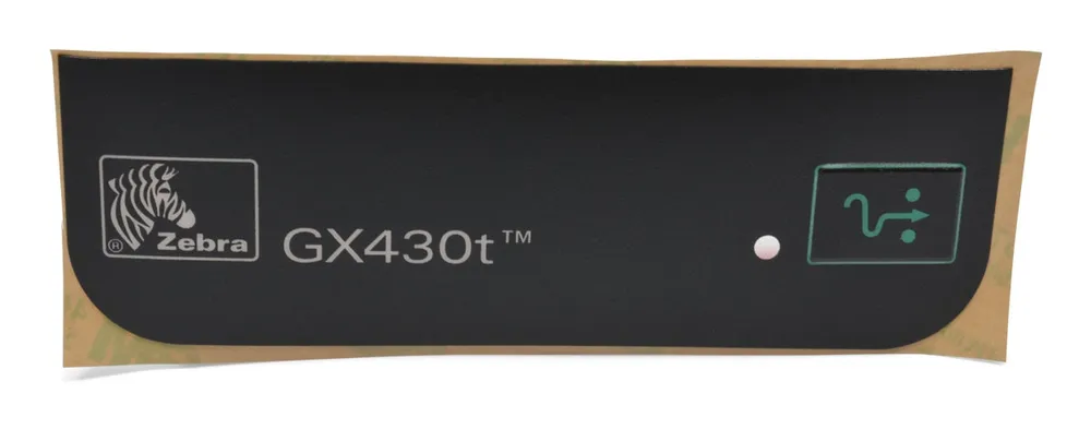 Identifikationsplatte Zebra GX430T Schwarz 1 Stück