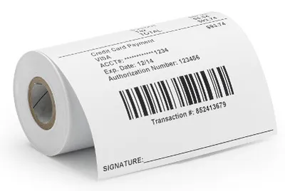 Etikett für Drucker Zebra Z-Perform 1000D Weiß 5 cm x 19 m