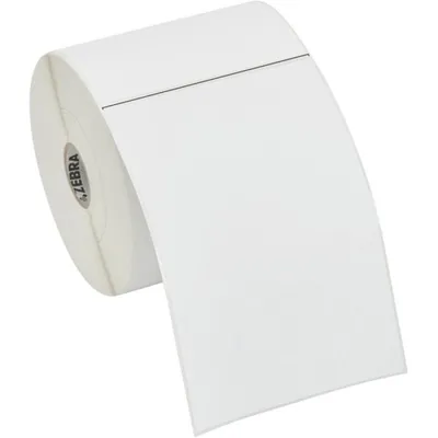 Zebra 2000D Pack 12 Rollen weiße Thermoetiketten 102 x 152 mm