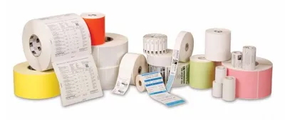 Etikett für Drucker Zebra Z-Select 2000D Weiß Selbstklebend Ausgestanzt