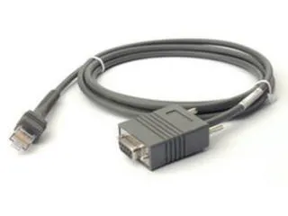 Zebra RS232 DB9 Seriellkabel Männlich zu Weiblich Grau 2,1 m