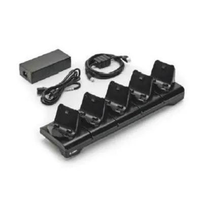 Ladegerät für Zebra-Batterien CRD-MPM-5SCHGEU1-01 5 Fach innen schwarz