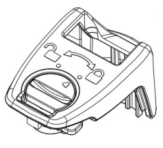 Gehäuse Batterietür Zebra DS81xx Blau 10 Stück