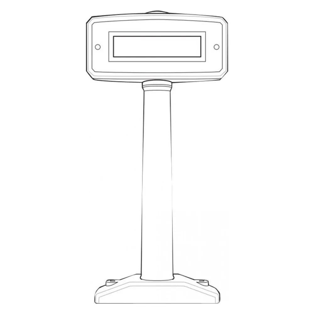 Zebra Barcodescanner-Ferndisplay für MP6000 Long Medium Short MP7000