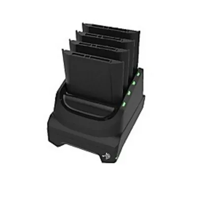 Zebra SAC-TC51-4SCHG-01 Indoor-Ladegerät für 4 Batterien Schwarz