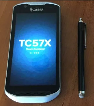 Eingabestift Zebra SG-STYLUS-TCX-MTL-03 Schwarz Silber für TC5