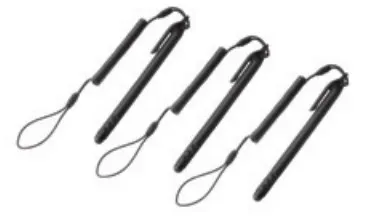 Digitalstift Zebra für TC70/TC75, 3 Stück, Kunststoff schwarz